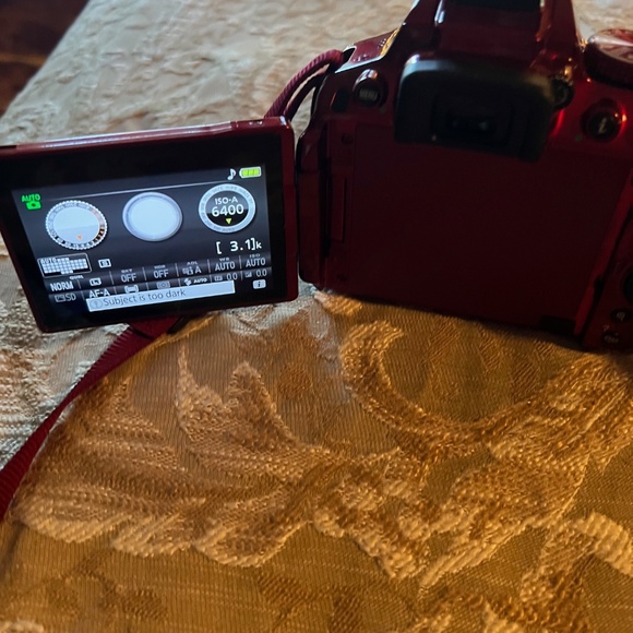 Nikon Red Camera W/ AF-S Nikkor 10-55MM 1:3.5-5.6GII, 70-300MM & MANY EXTRAS!!!! - Picture 14 of 16